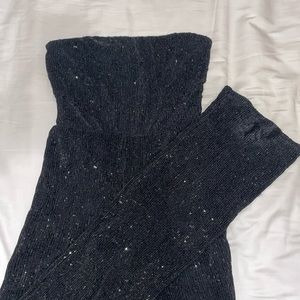 Sequin black jumpsuit